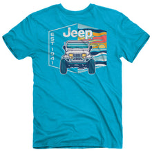 Load image into Gallery viewer, Jeep Retro Beach T Shirt