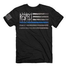 Load image into Gallery viewer, Police Respect Blue T-Shirt