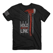 Load image into Gallery viewer, Fire Fighter Hold The Line T-Shirt