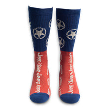 Load image into Gallery viewer, Jeep Old Patriot Crew Socks