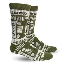 Load image into Gallery viewer, Jeep Grille Crew Sock