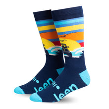 Load image into Gallery viewer, Jeep Beach Sunset Dress Socks