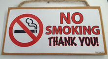 Load image into Gallery viewer, No Smoking Wooden Sign