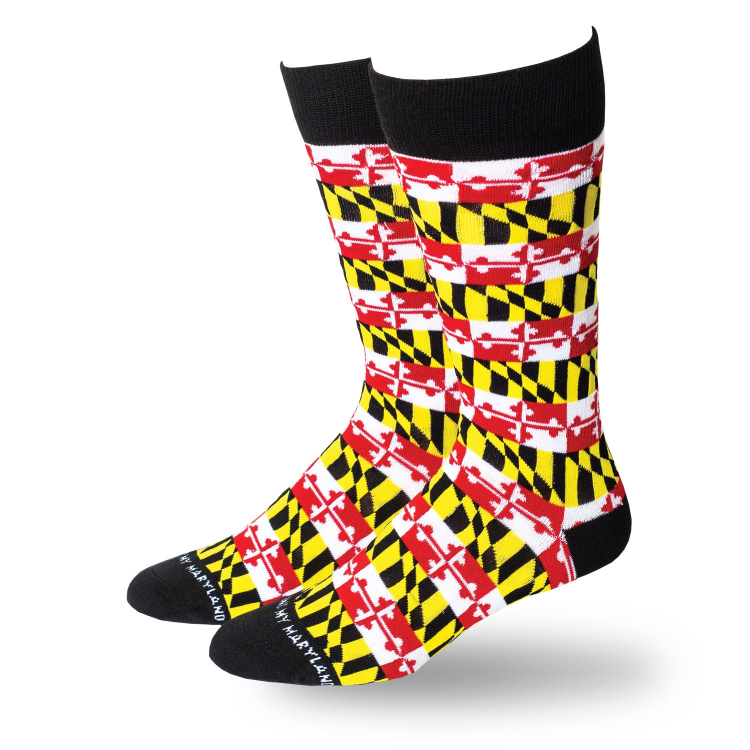 Maryland Flag Stripes dress Socks