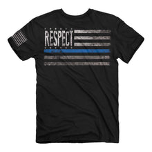 Load image into Gallery viewer, Police Respect Blue T-Shirt
