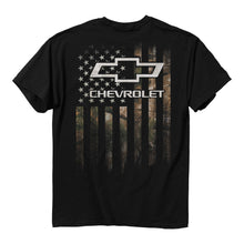 Load image into Gallery viewer, Chevy Camo Accent Flag T-Shirt
