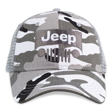 Load image into Gallery viewer, Jeep Snow Camo Hat
