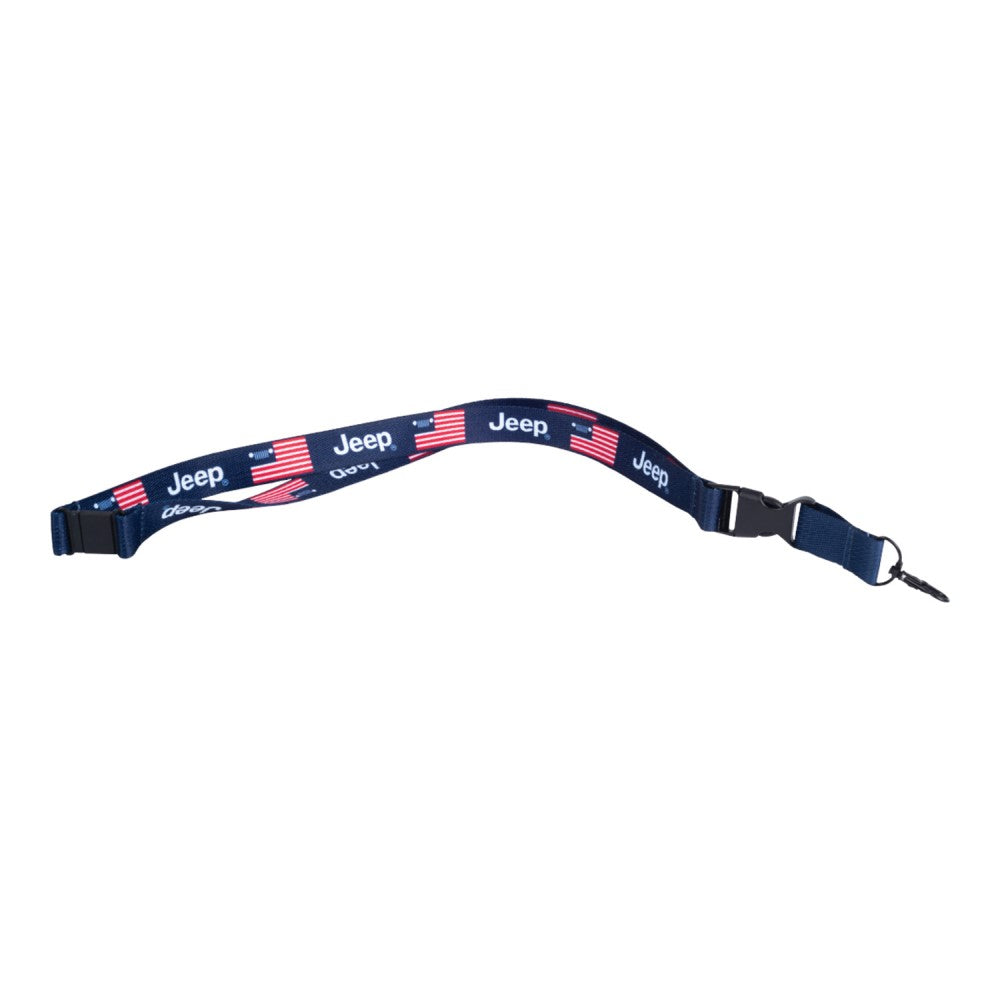 Jeep USA Grille Flag Lanyard