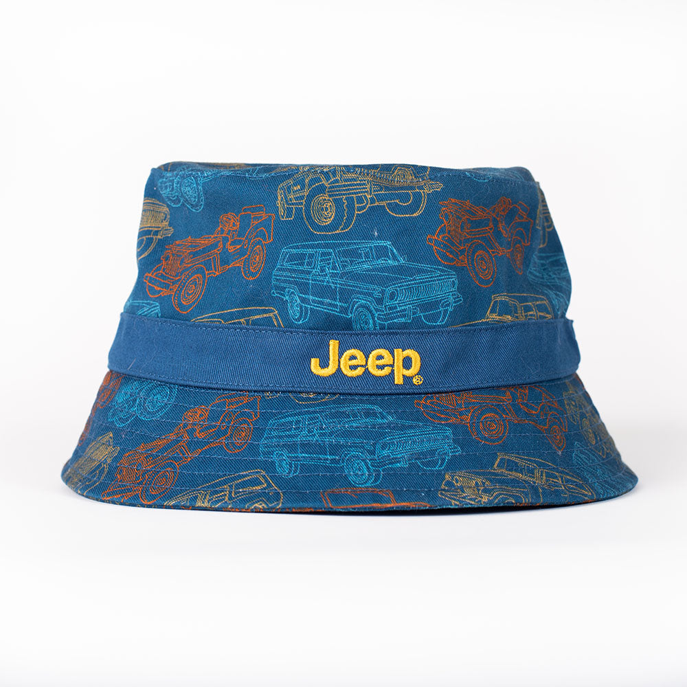 Jeep Vintage Jeep Bucket Hat