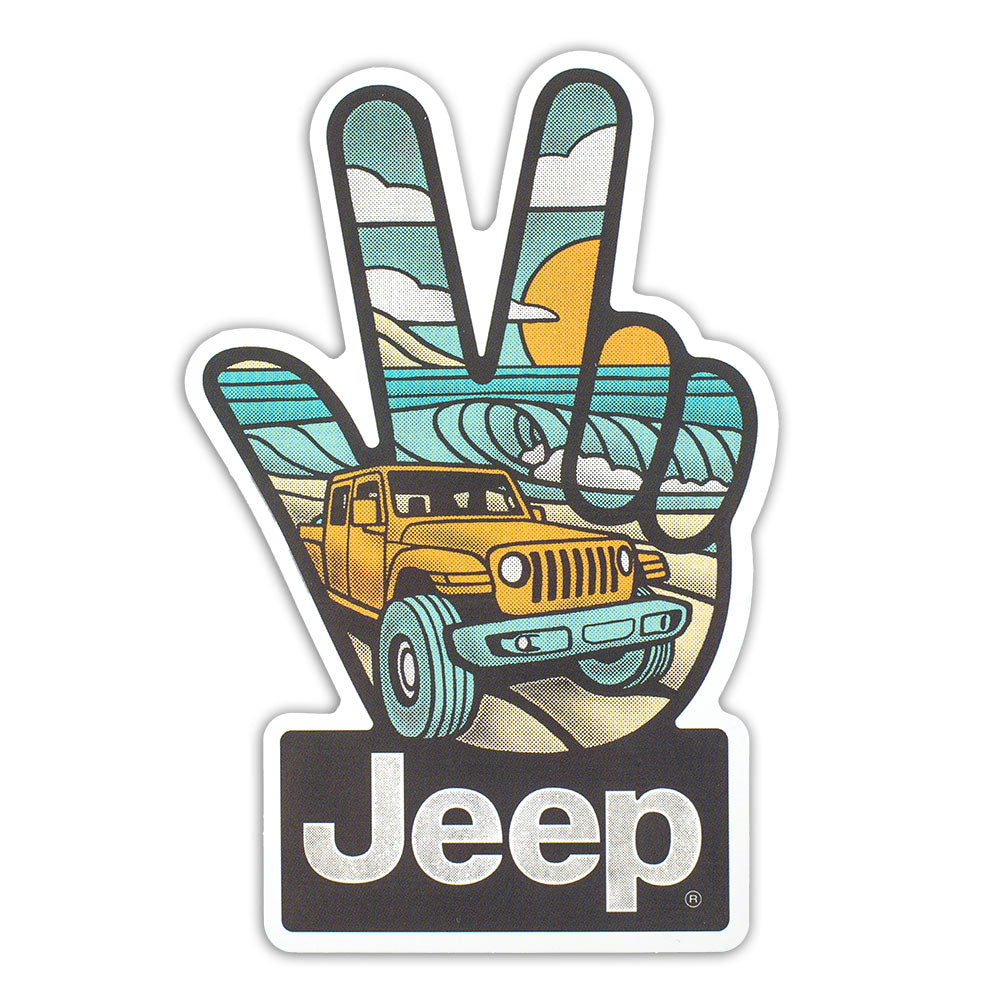 Jeep Catch A Wave Sticker