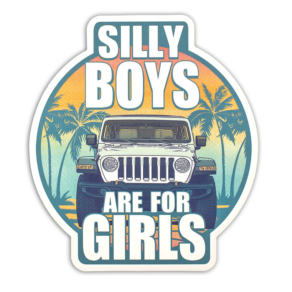 Jeep Silly Boys Sticker