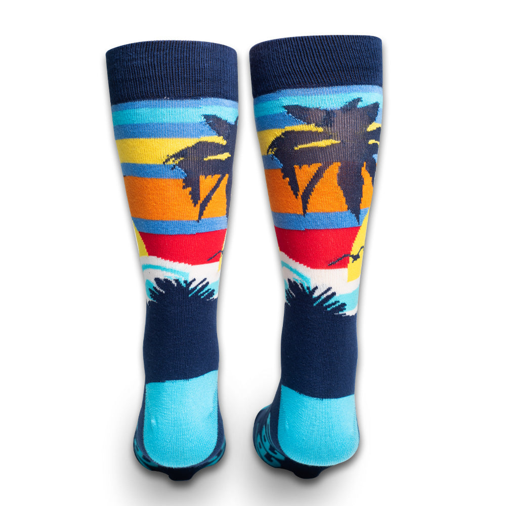 Jeep Beach Sunset Dress Socks