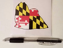 Load image into Gallery viewer, Maryland Flag Maltese Vinyl Decal
