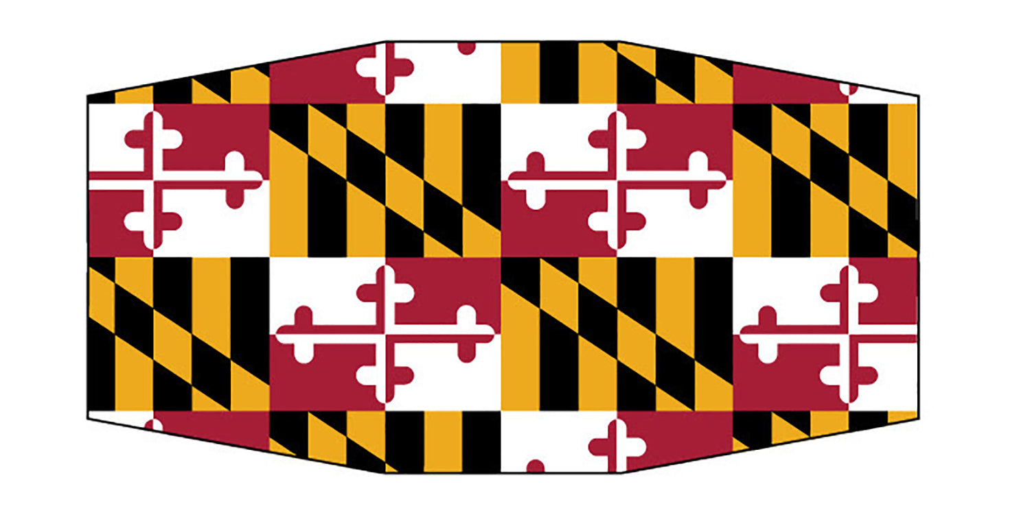 Maryland Flag Mask