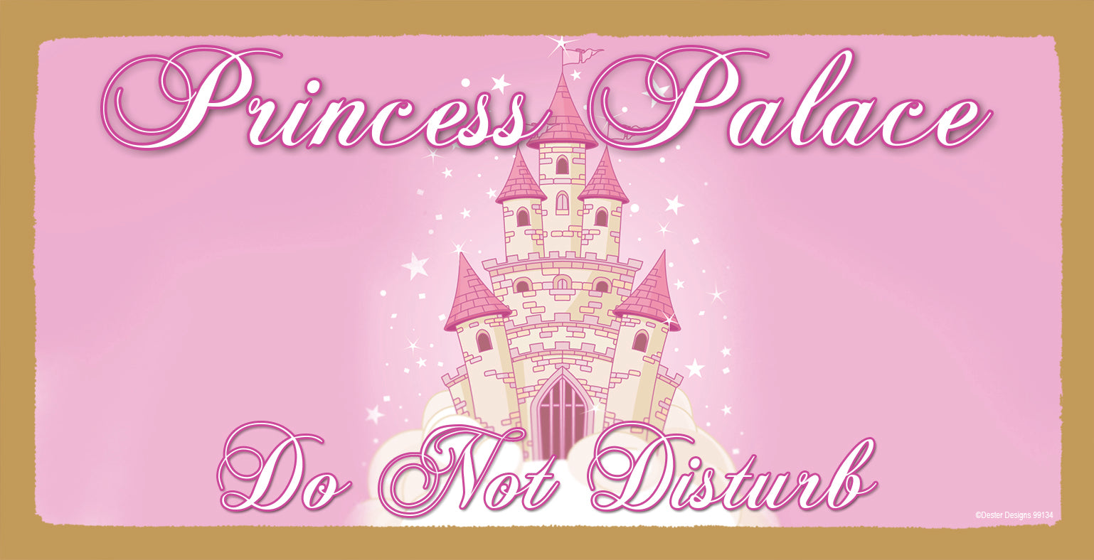 Princess Palace Do Not Disturb Wooden Sign – Beachology