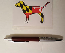 Load image into Gallery viewer, Maryland Flag Dog Vinyl Decal
