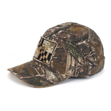 Load image into Gallery viewer, Real Tree Camo Maryland Flag Hat
