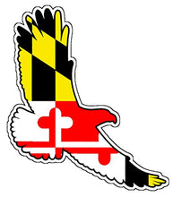 Load image into Gallery viewer, Maryland Flag Eagle Vinyl Decal
