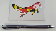 Load image into Gallery viewer, Maryland Flag Fox Vinyl Decal
