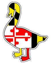 Load image into Gallery viewer, Maryland Flag Goose Vinyl Decal
