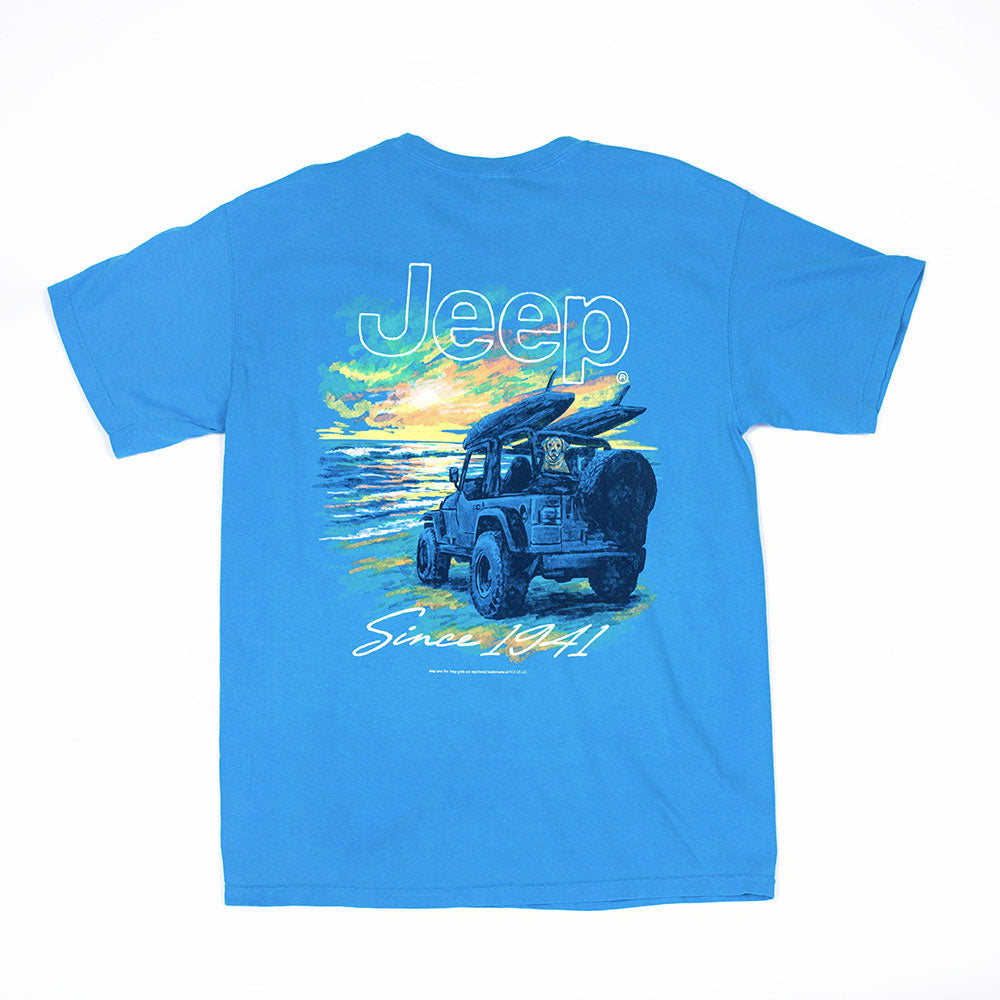 Jeep Beach Scene T-Shirt