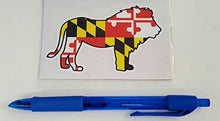 Load image into Gallery viewer, Maryland Flag Lion Vinyl Decal
