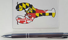 Load image into Gallery viewer, Maryland Flag Lobster Vinyl Decal
