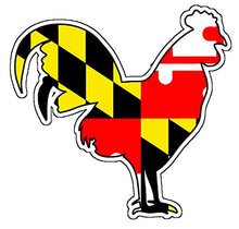 Load image into Gallery viewer, Maryland Flag Rooster Vinyl Decal
