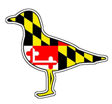 Load image into Gallery viewer, Maryland Flag Seagull Vinyl Decal
