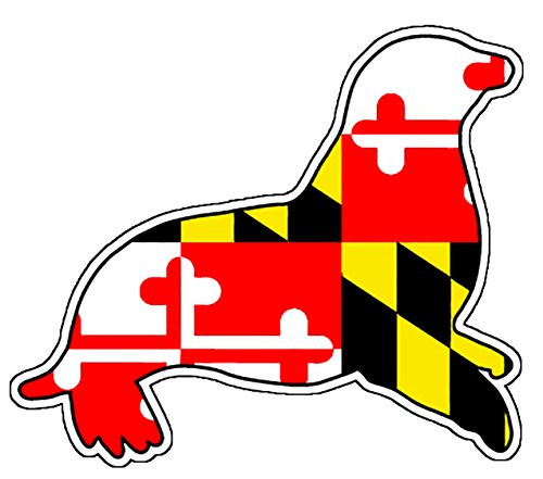 Maryland Flag Seal Vinyl Decal