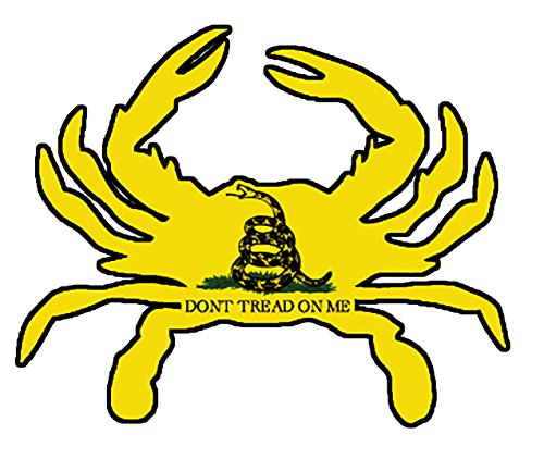 Don't Tread On Me Crab Vinyl Decal