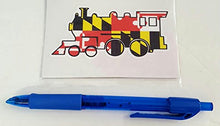 Load image into Gallery viewer, Maryland Flag Train Vinyl Decal
