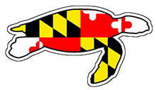 Load image into Gallery viewer, Maryland Flag Turtle Vinyl Decal
