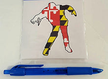 Load image into Gallery viewer, Maryland Flag Zombie Vinyl Decal
